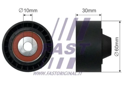 FT44563 FAST Паразитный / ведущий ролик, поликлиновой ремень