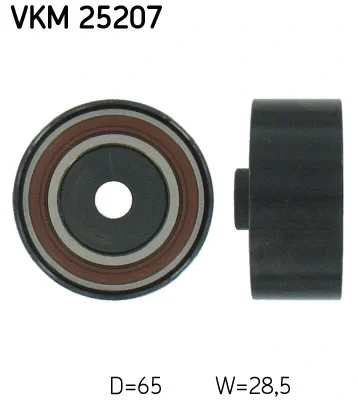 VKM 25207 SKF Паразитный / Ведущий ролик, зубчатый ремень
