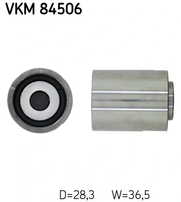 VKM 84506 SKF Паразитный / Ведущий ролик, зубчатый ремень
