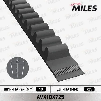 AVX10X725 MILES Клиновой ремень