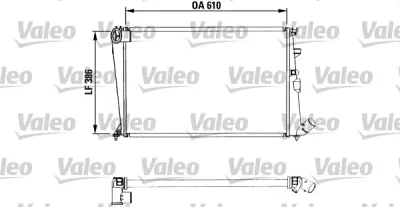 730958 VALEO Радиатор, охлаждение двигателя