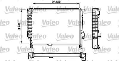 731515 VALEO Радиатор, охлаждение двигателя