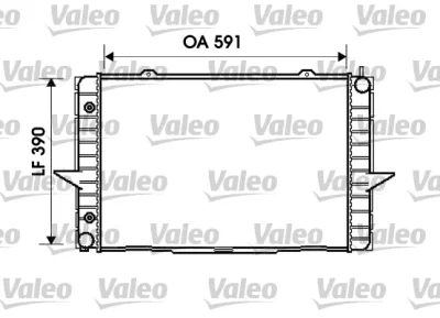 734856 VALEO Радиатор, охлаждение двигателя