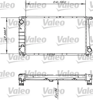 819414 VALEO Радиатор, охлаждение двигателя