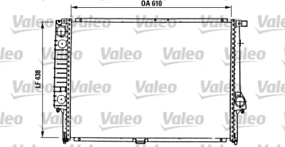 819417 VALEO Радиатор, охлаждение двигателя