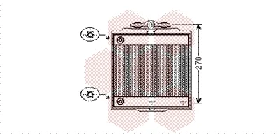 06002366 VAN WEZEL Радиатор, охлаждение двигателя