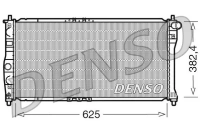 DRM08002 DENSO Радиатор, охлаждение двигателя