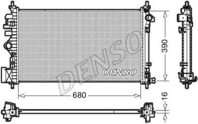 DRM20111 DENSO Радиатор, охлаждение двигателя