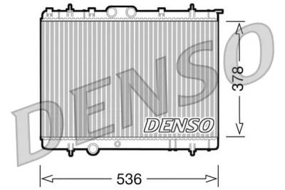 DRM21030 DENSO Радиатор, охлаждение двигателя