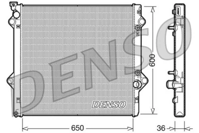 DRM50049 DENSO Радиатор, охлаждение двигателя