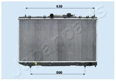 RDA153007 JAPANPARTS Радиатор, охлаждение двигателя