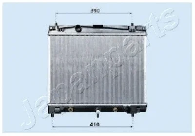 RDA153011 JAPANPARTS Радиатор, охлаждение двигателя