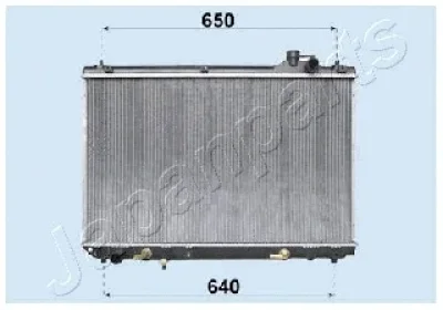 RDA153084 JAPANPARTS Радиатор, охлаждение двигателя