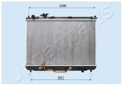 RDA333027 JAPANPARTS Радиатор, охлаждение двигателя