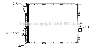 BWA2275 AVA Радиатор, охлаждение двигателя