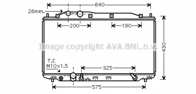 HD2192 AVA Радиатор, охлаждение двигателя