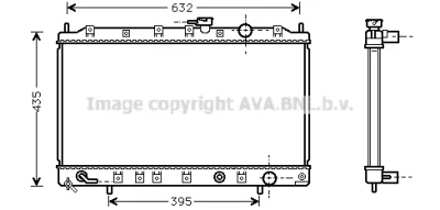 MT2129 AVA Радиатор, охлаждение двигателя