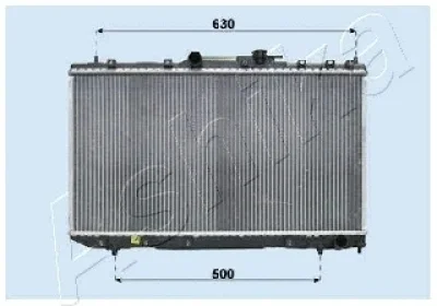 RDA153007 ASHIKA Радиатор, охлаждение двигателя