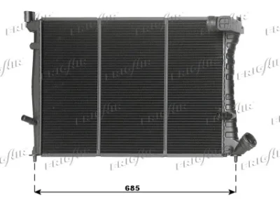 0103.3026 FRIGAIR Радиатор, охлаждение двигателя