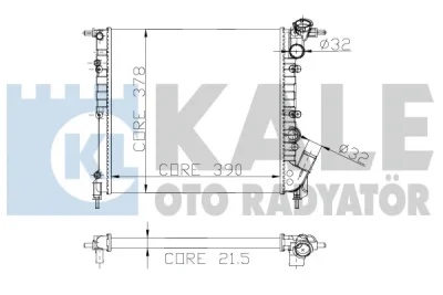146900 KALE OTO RADYATÖR Радиатор, охлаждение двигателя