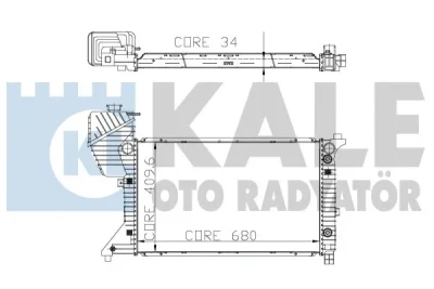 330200 KALE OTO RADYATÖR Радиатор, охлаждение двигателя