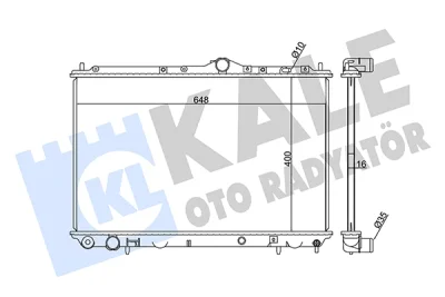 351925 KALE OTO RADYATÖR Радиатор, охлаждение двигателя