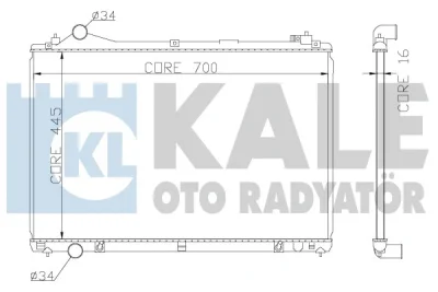 362600 KALE OTO RADYATÖR Радиатор, охлаждение двигателя
