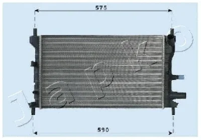 RDA053060 JAPKO Радиатор, охлаждение двигателя