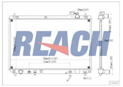1.41.2271.116 REACH Радиатор, охлаждение двигателя