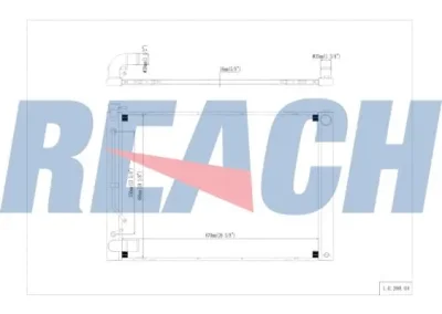 1.41.2688.416 REACH Радиатор, охлаждение двигателя