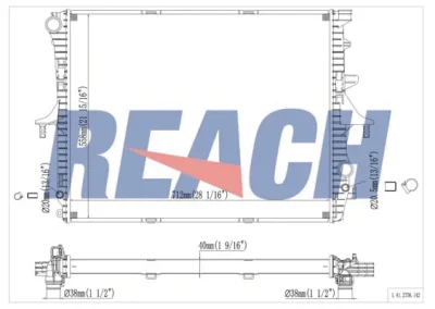 1.41.2756.142 REACH Радиатор, охлаждение двигателя