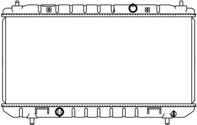 Радиатор, охлаждение двигателя LUZAR LRC 3021