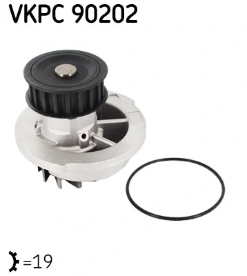 Водяной насос, охлаждение двигателя SKF VKPC 90202