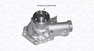 352316170619 MAGNETI MARELLI Водяной насос, охлаждение двигателя