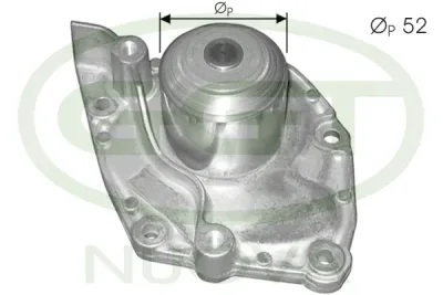 PA12463 GGT Водяной насос, охлаждение двигателя