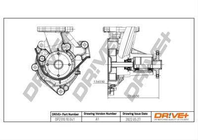 DP2310.10.041 Dr!ve+ Водяной насос, охлаждение двигателя