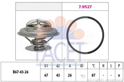 7.8385 FACET Термостат, охлаждающая жидкость