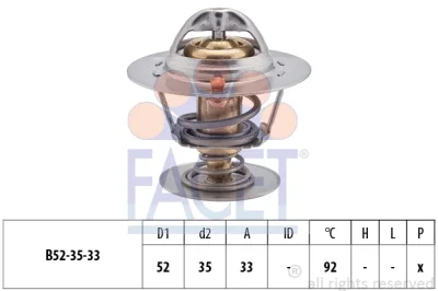 7.8396S FACET Термостат, охлаждающая жидкость