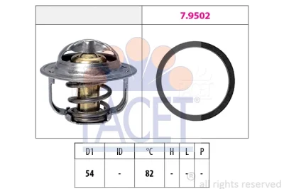 Термостат, охлаждающая жидкость FACET 7.8800