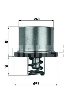 THD 1 79 KNECHT/MAHLE Термостат, охлаждающая жидкость