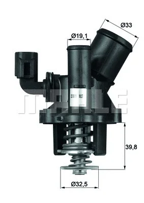 TM 17 98 KNECHT/MAHLE Термостат, охлаждающая жидкость