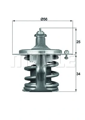 TX 79 78D KNECHT/MAHLE Термостат, охлаждающая жидкость