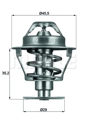 TX 81 89D KNECHT/MAHLE Термостат, охлаждающая жидкость