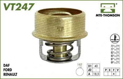 VT247.87 MTE-THOMSON Термостат, охлаждающая жидкость