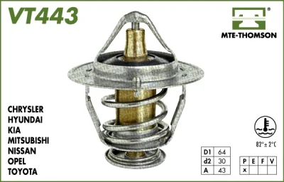 VT443.82 MTE-THOMSON Термостат, охлаждающая жидкость