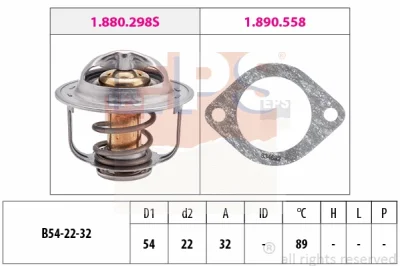 1.880.298 EPS Термостат, охлаждающая жидкость