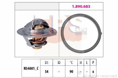 1.880.802 EPS Термостат, охлаждающая жидкость