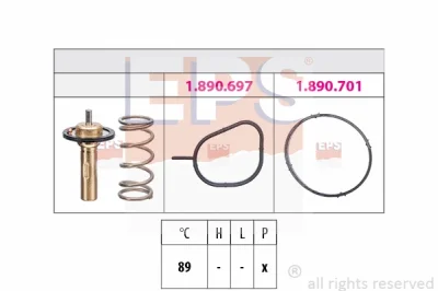 1.880.826 EPS Термостат, охлаждающая жидкость