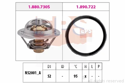 1.880.946 EPS Термостат, охлаждающая жидкость
