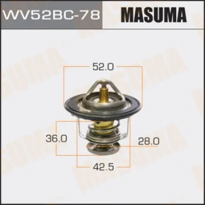 Термостат, охлаждающая жидкость MASUMA WV52BC-78